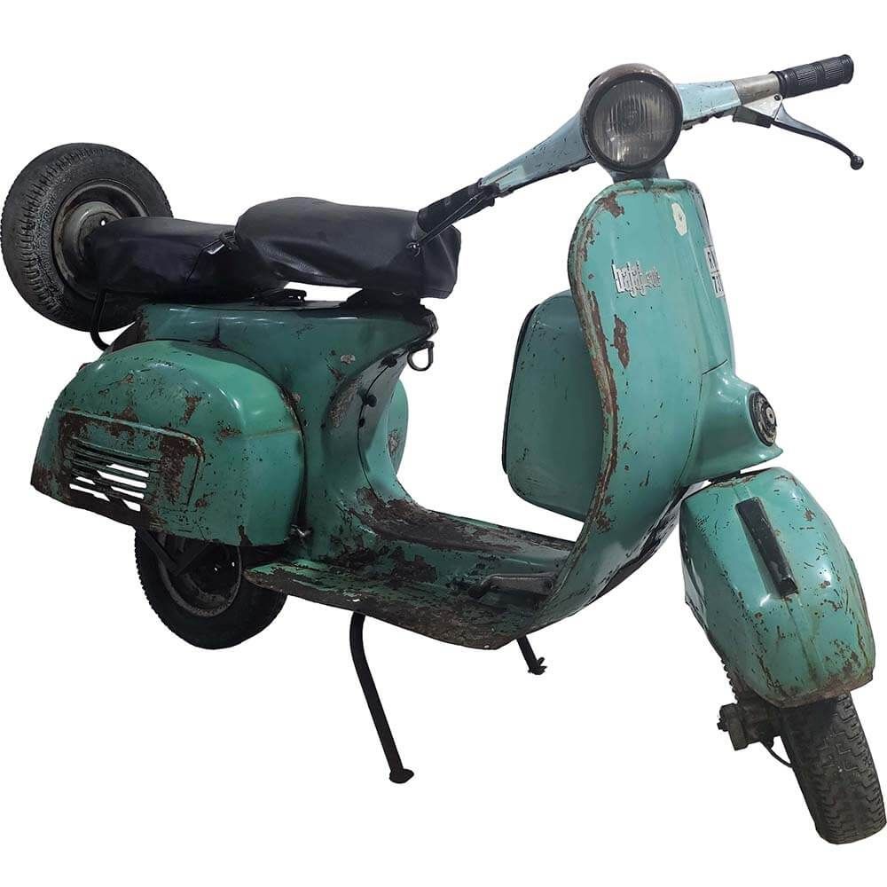 Trademark Living Gammel turkisblå scooter