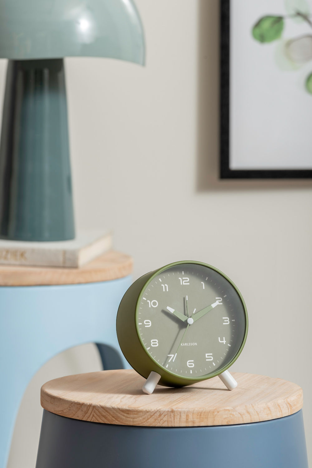 Karlsson Alarm clock Orgullo army green