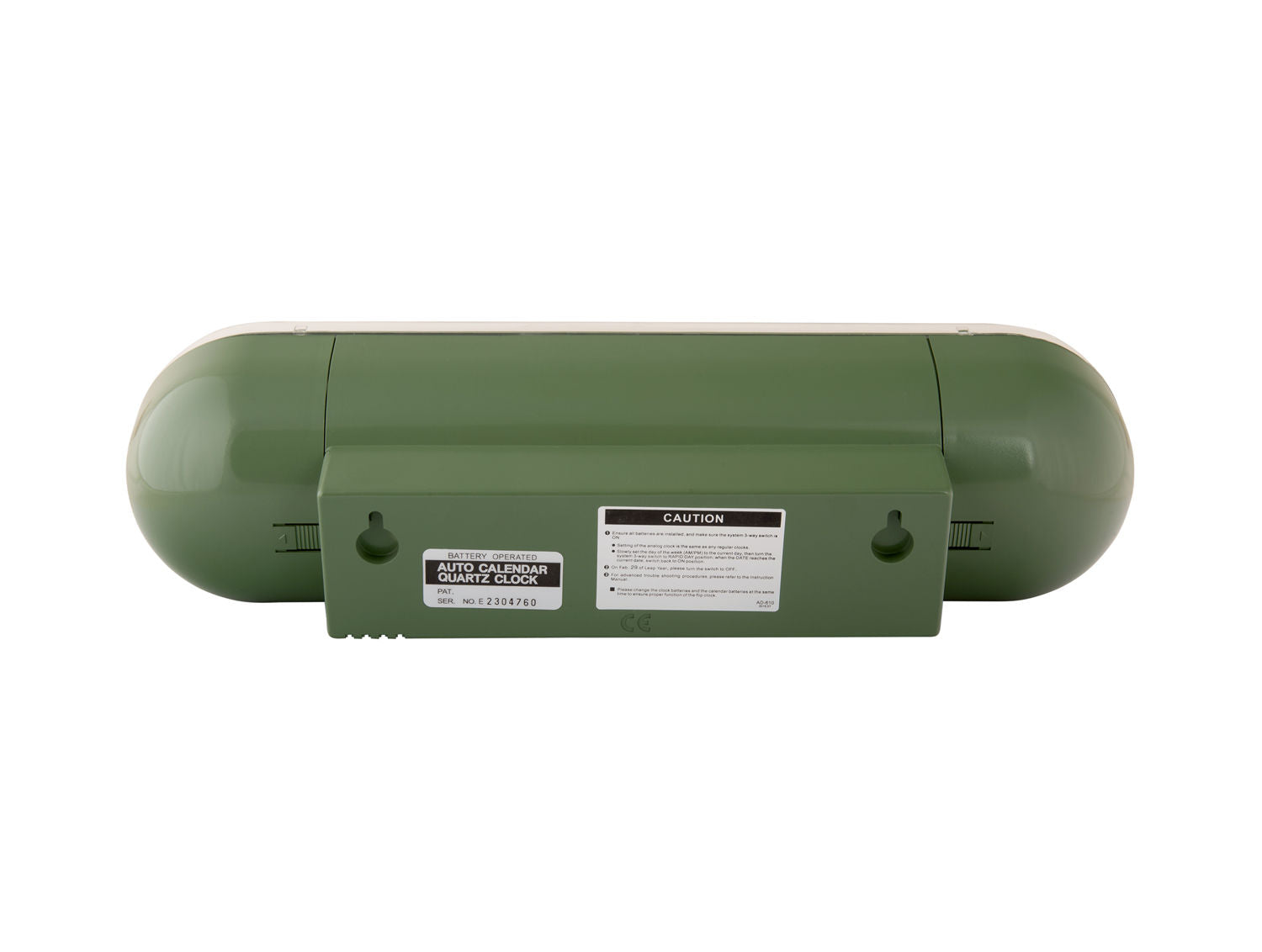 Karlsson Wall clock Tube Flip jungle green