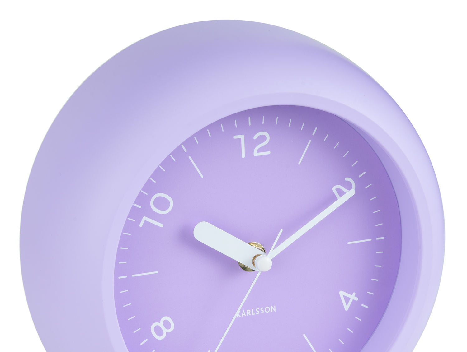 Karlsson Wall clock Slope soft purple
