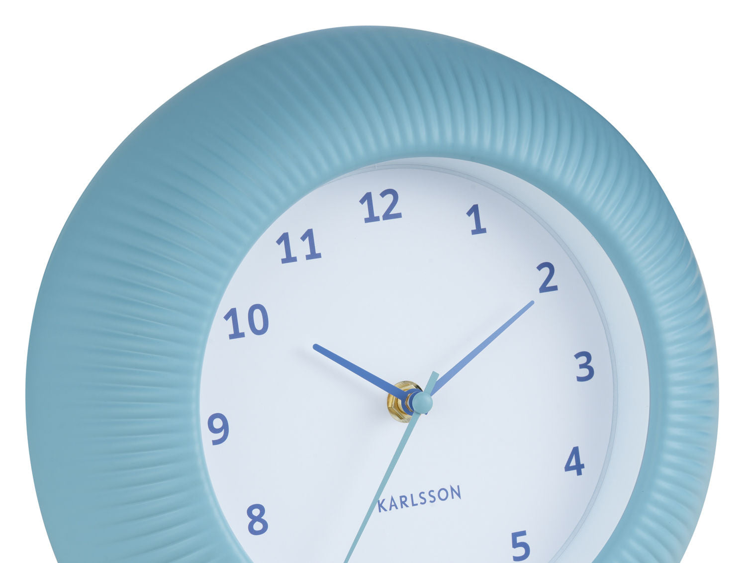Karlsson Wall clock Tender Rib misty blue