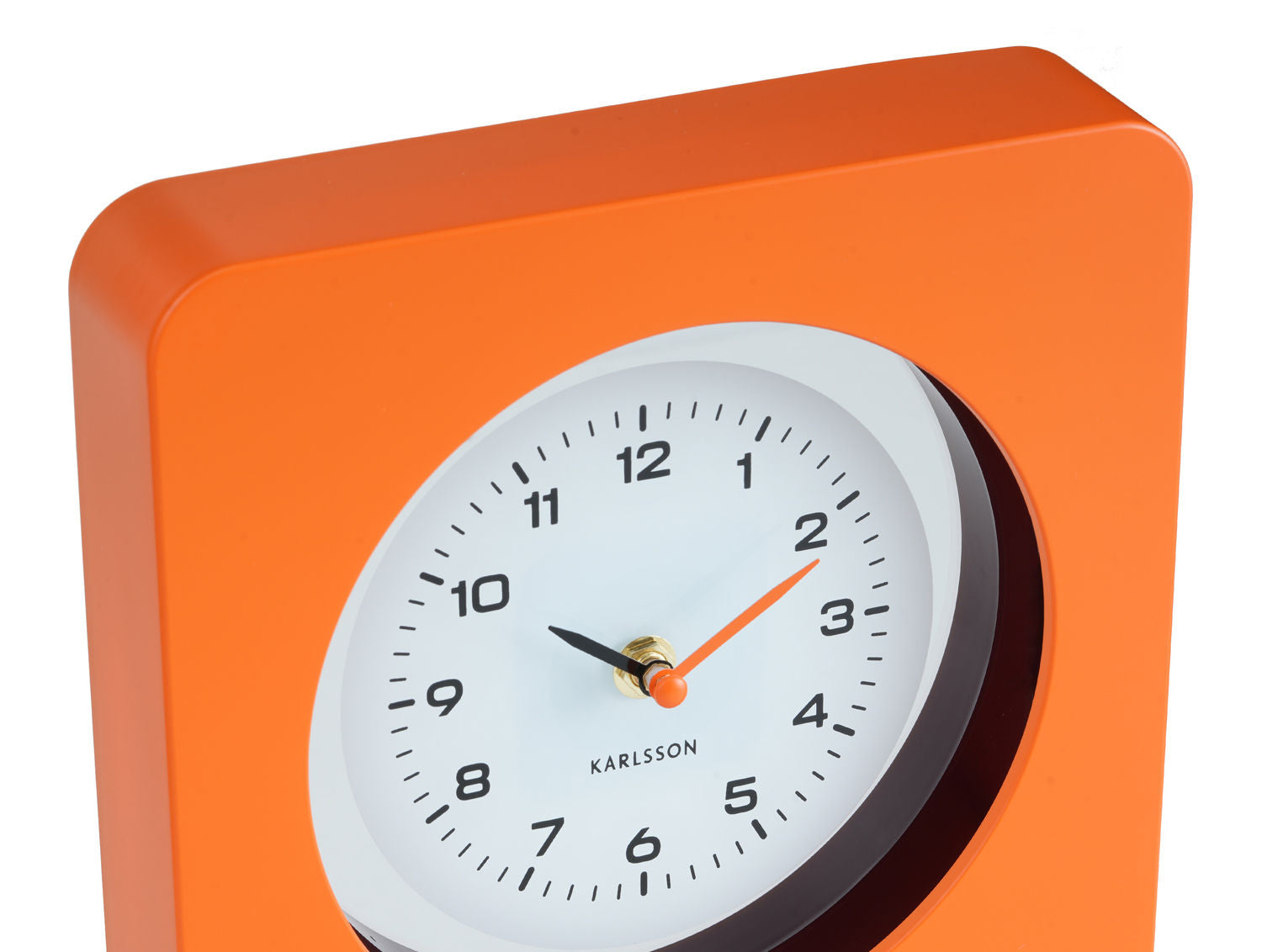Karlsson Vægur New Vintage lys orange