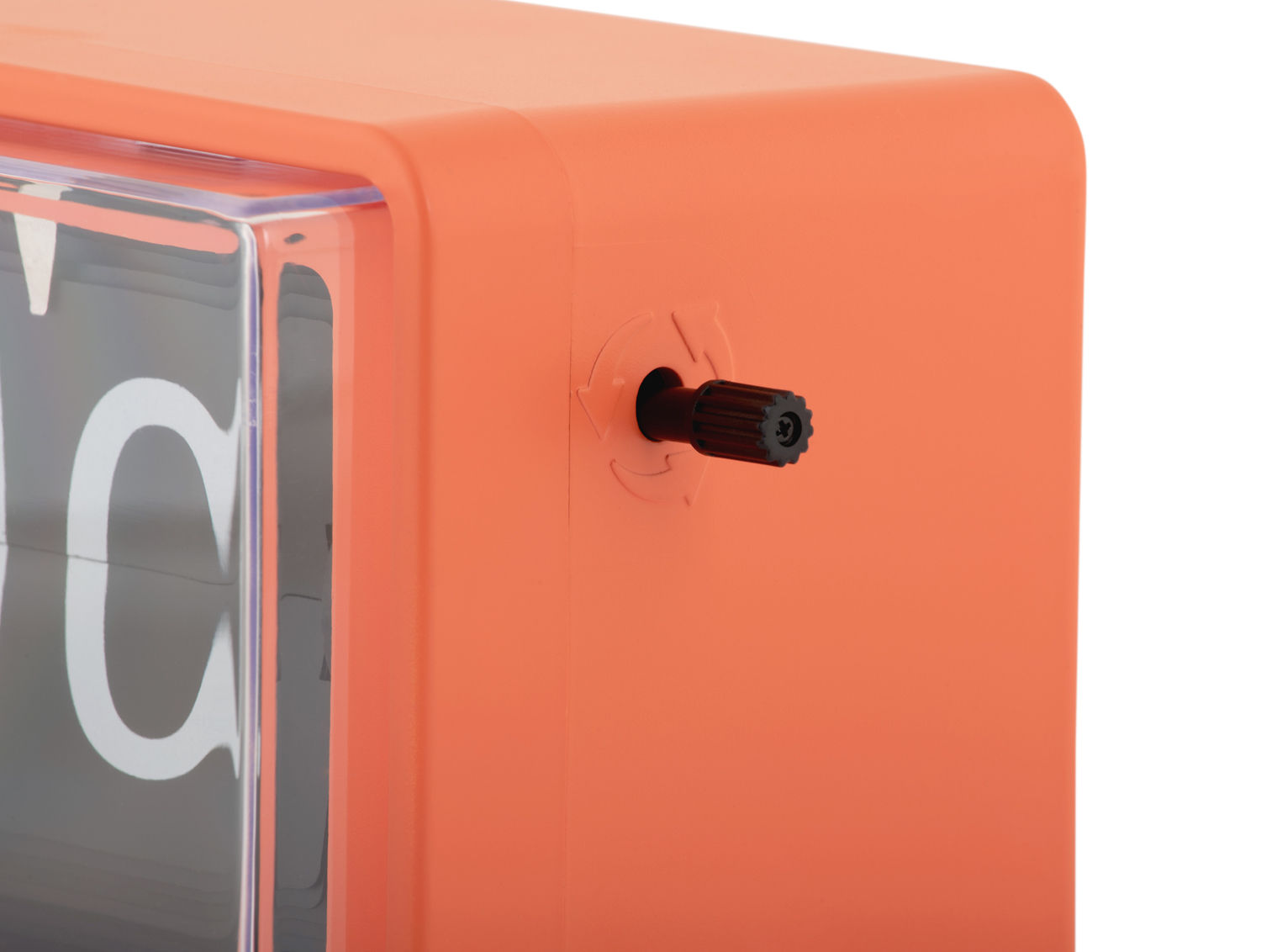 Karlsson Væg-/bordur Retro Boxed Flip lys orange
