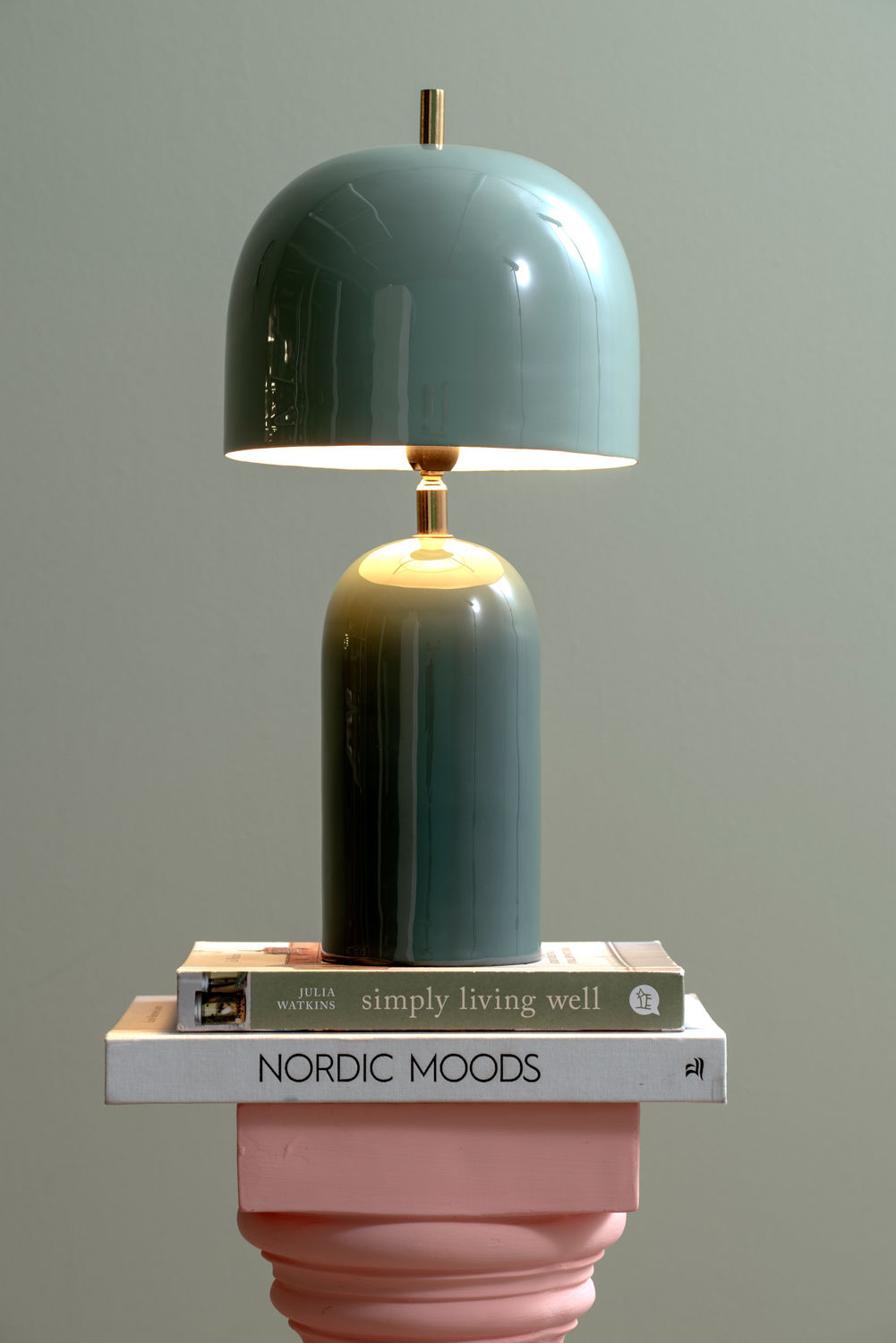 Leitmotiv Bordlampe Rico emalje jeans blå m. tåget blå