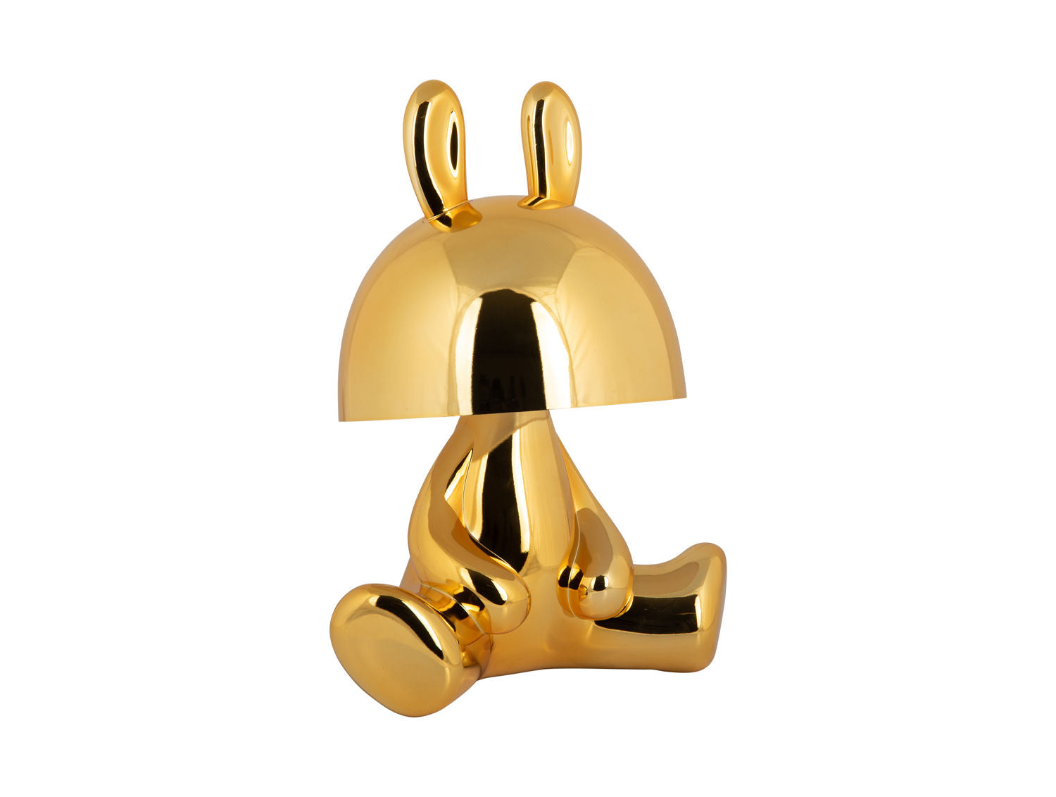 Leitmotiv Bordlampe Bunny LED m. bluetooth højtaler forgyldt