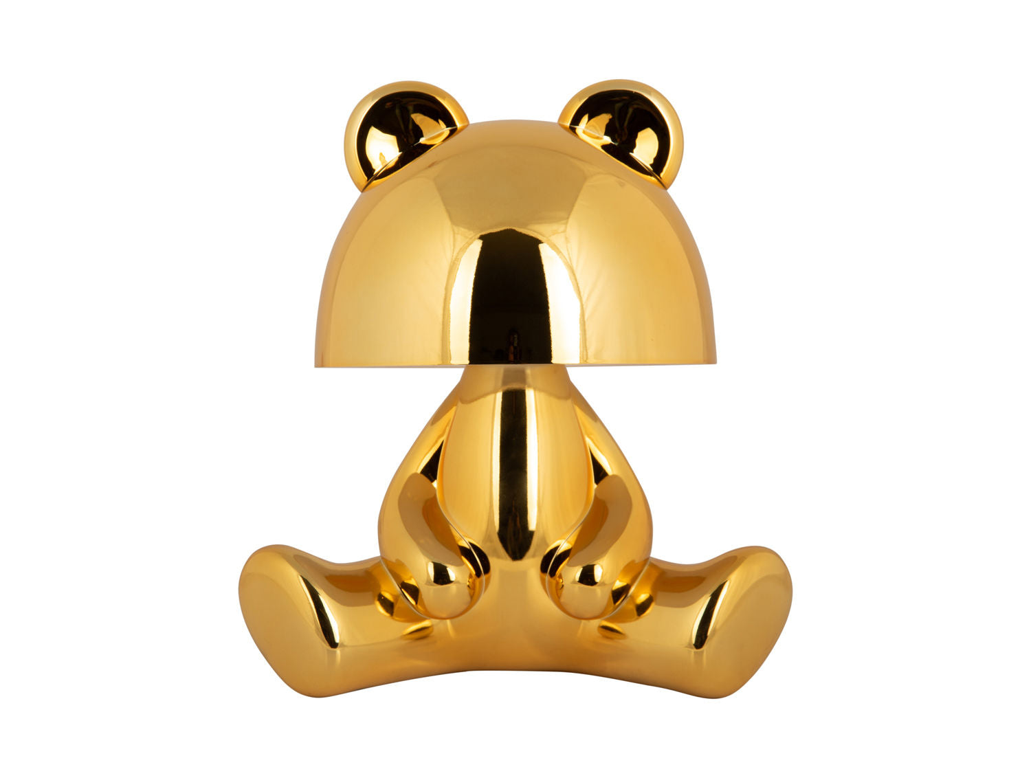 Leitmotiv Bordlampe Bear LED m. bluetooth højtaler forgyldt