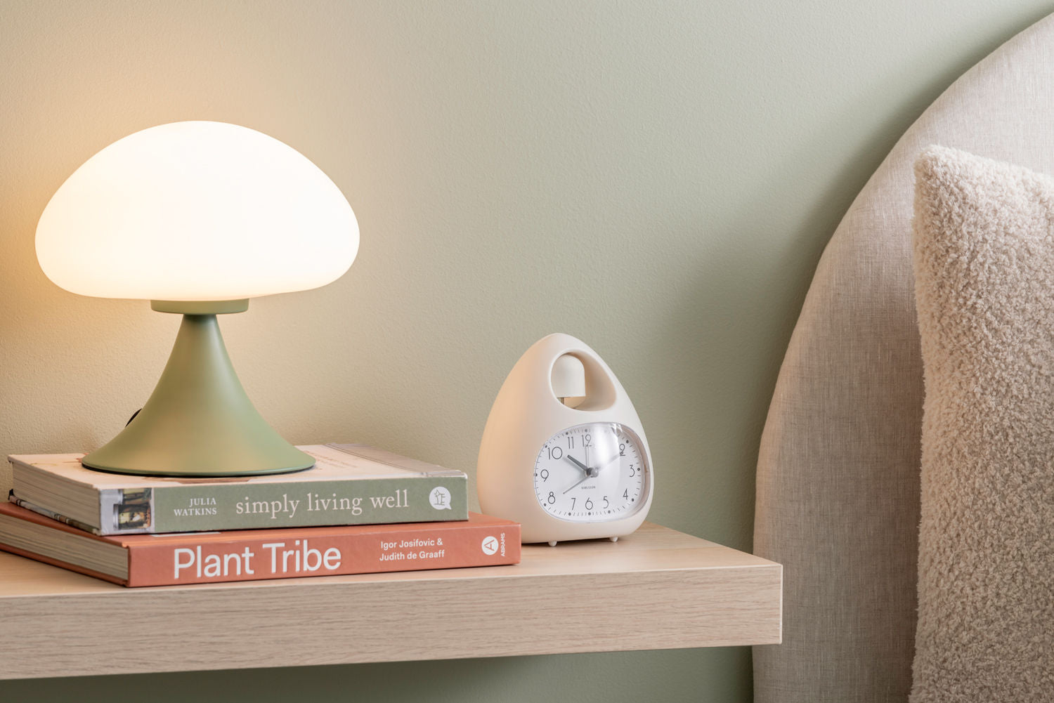 Leitmotiv Bordlampe Hongo iron jungle green