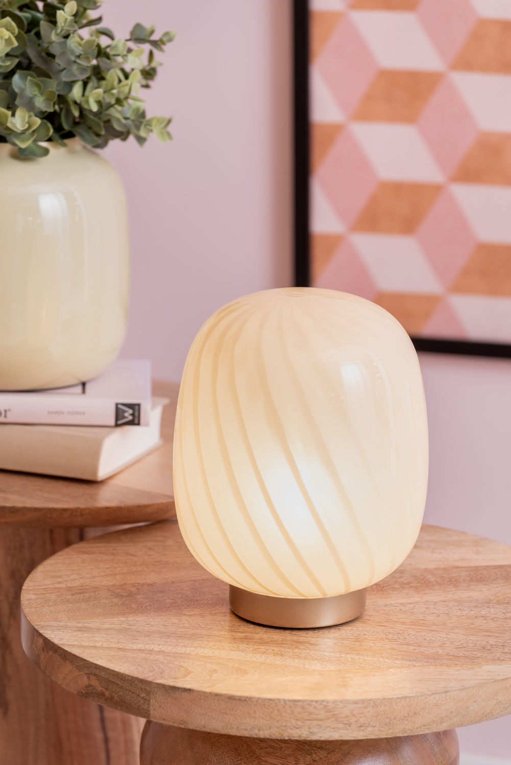 Leitmotiv Bordlampe Summer Globe blød gul