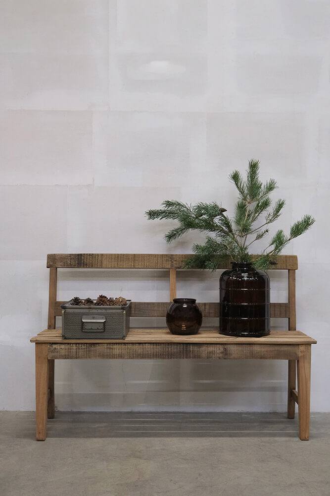 Trademark Living Winslet glasvase S - chokolade