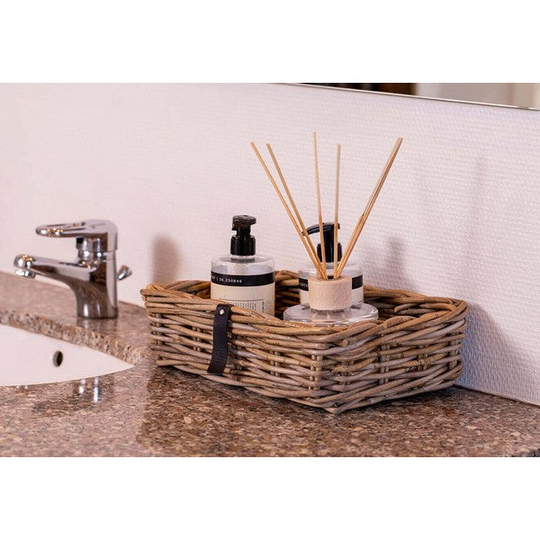 Maxi Firkantet Rattanbakke - kubu - 1x45x32x13 cm