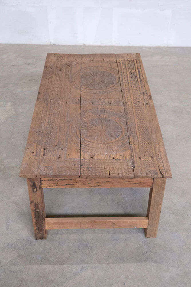 Trademark Living Sofabord af gammel detaljeret dør