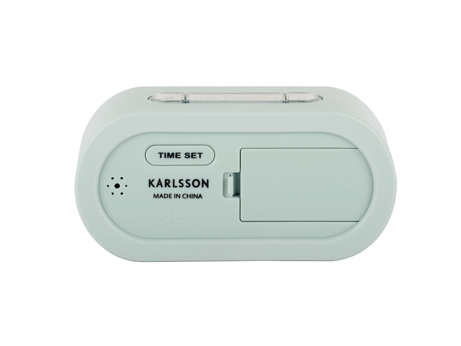 Karlsson Vækkeur Gummy gummibelagt blød blå