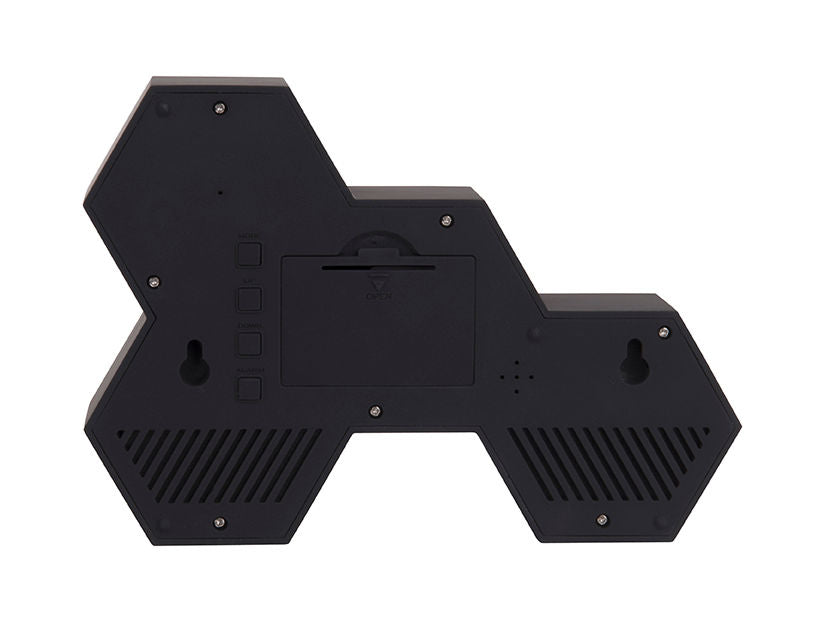 Karlsson Vækkeur Six in the Mix gummieret sort