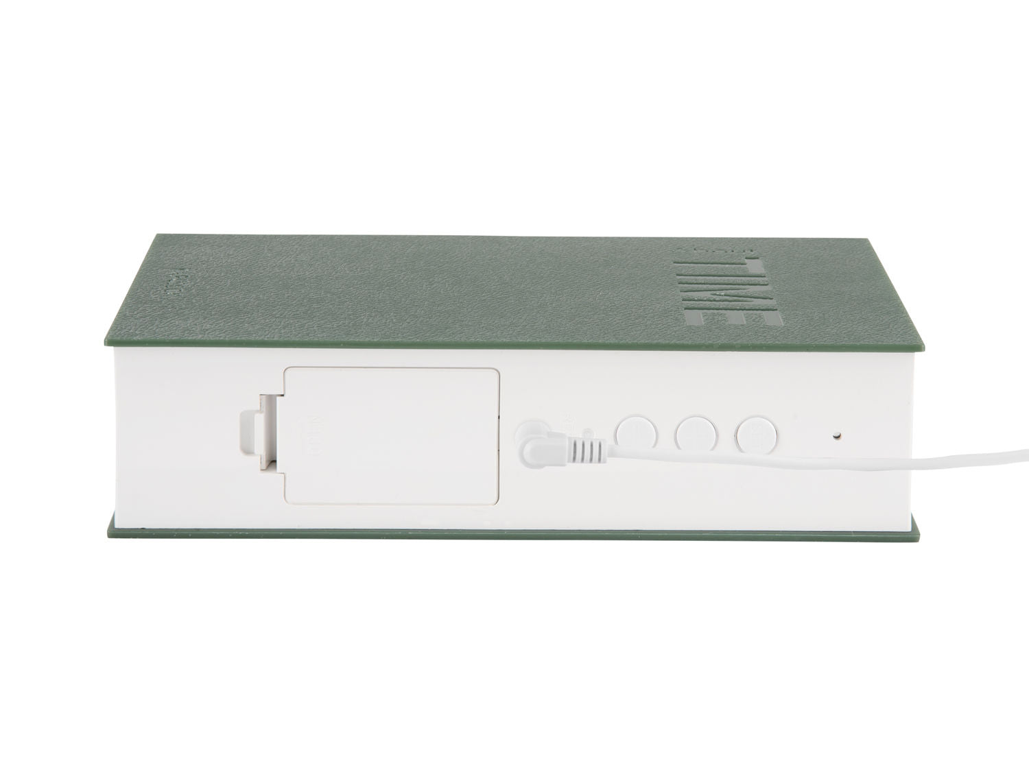 Karlsson Vækkeur Bog LED ABS junglegrøn