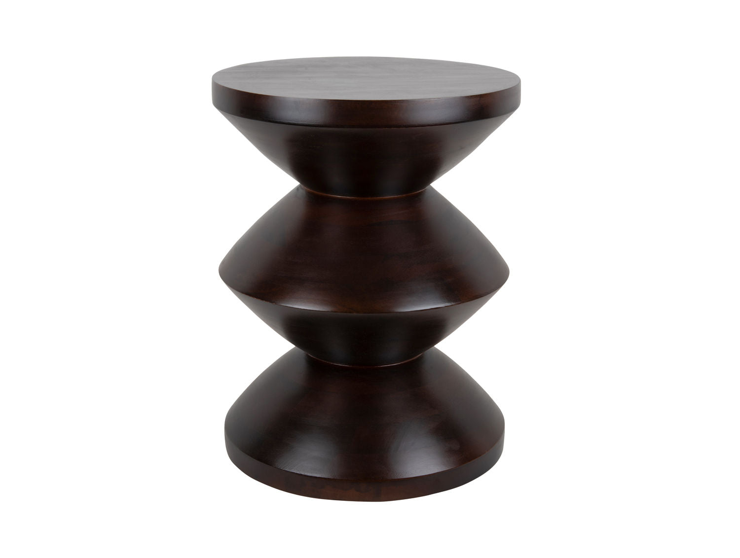 Leitmotiv Sidebord Totem mango træ valnød lakeret