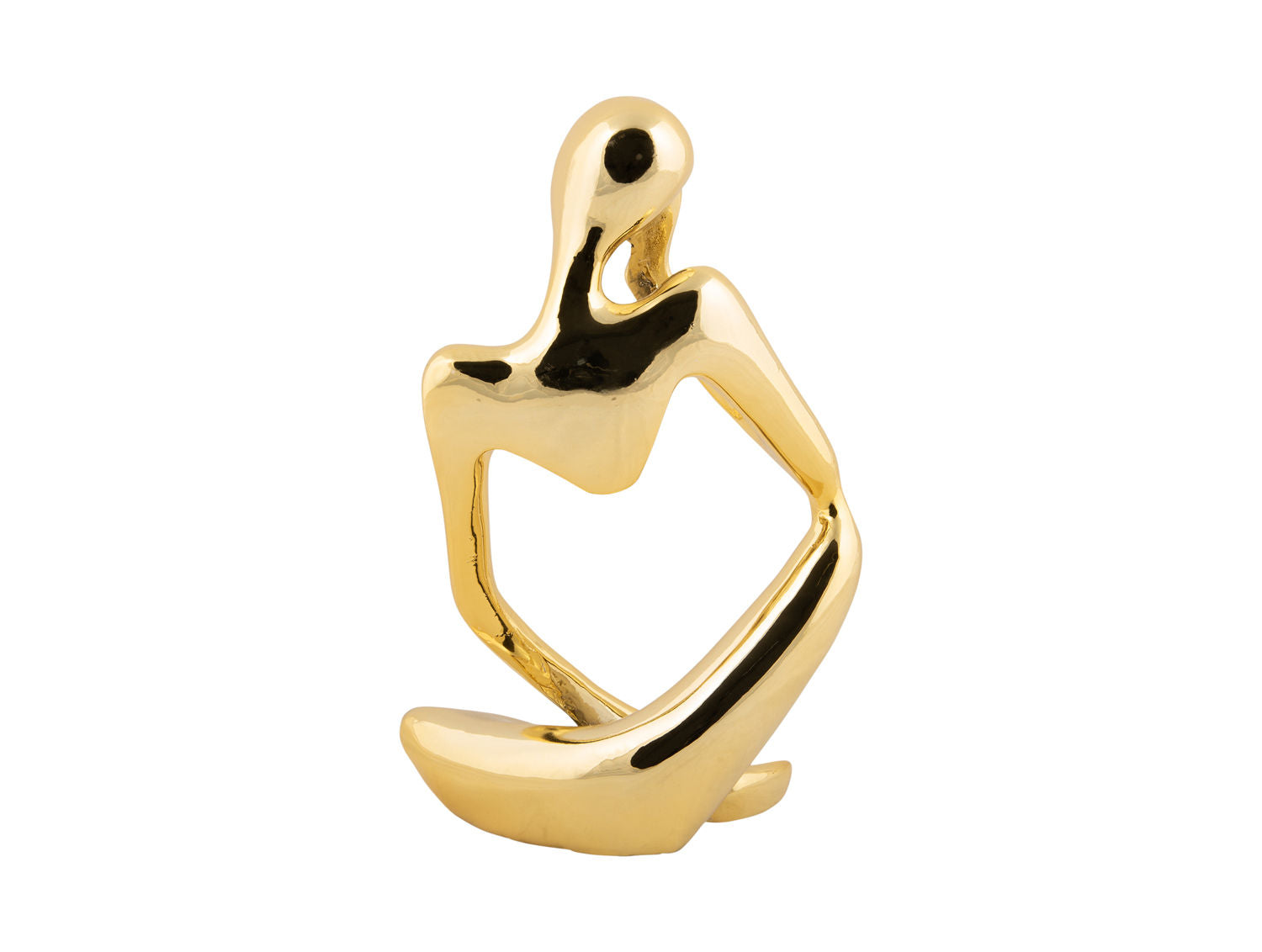 nutidens statue Forestil dig polyresin forgyldt