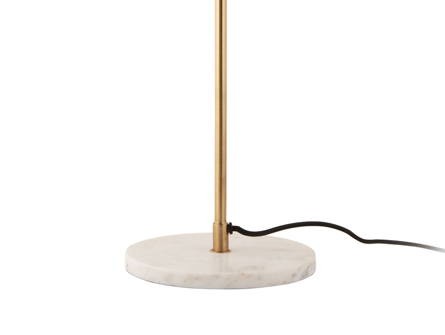 Leitmotiv Bordlampe Waved Dome børstet forgyldt