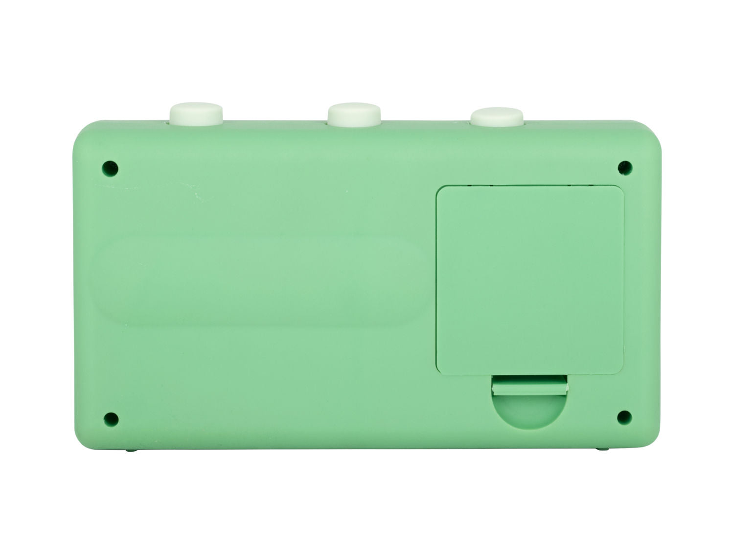 Karlsson Vækkeur Data Flip gummibelagt lysegrøn