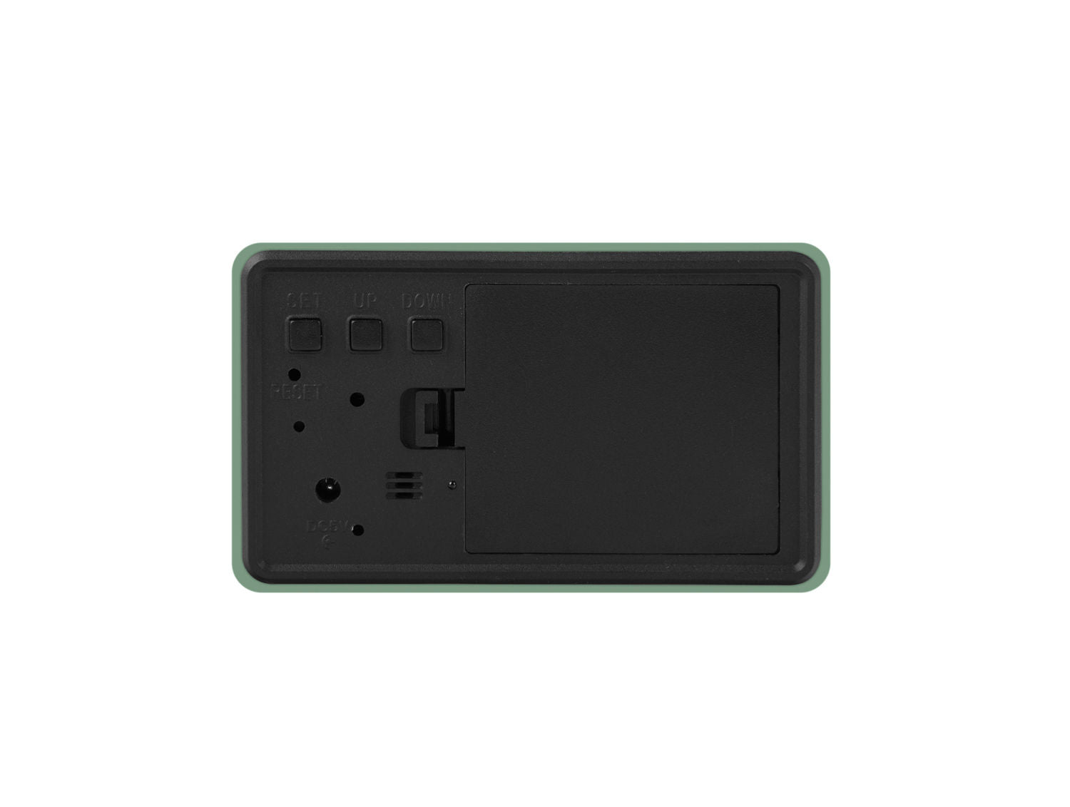 Karlsson Vækkeur Spry tube LED grå jade