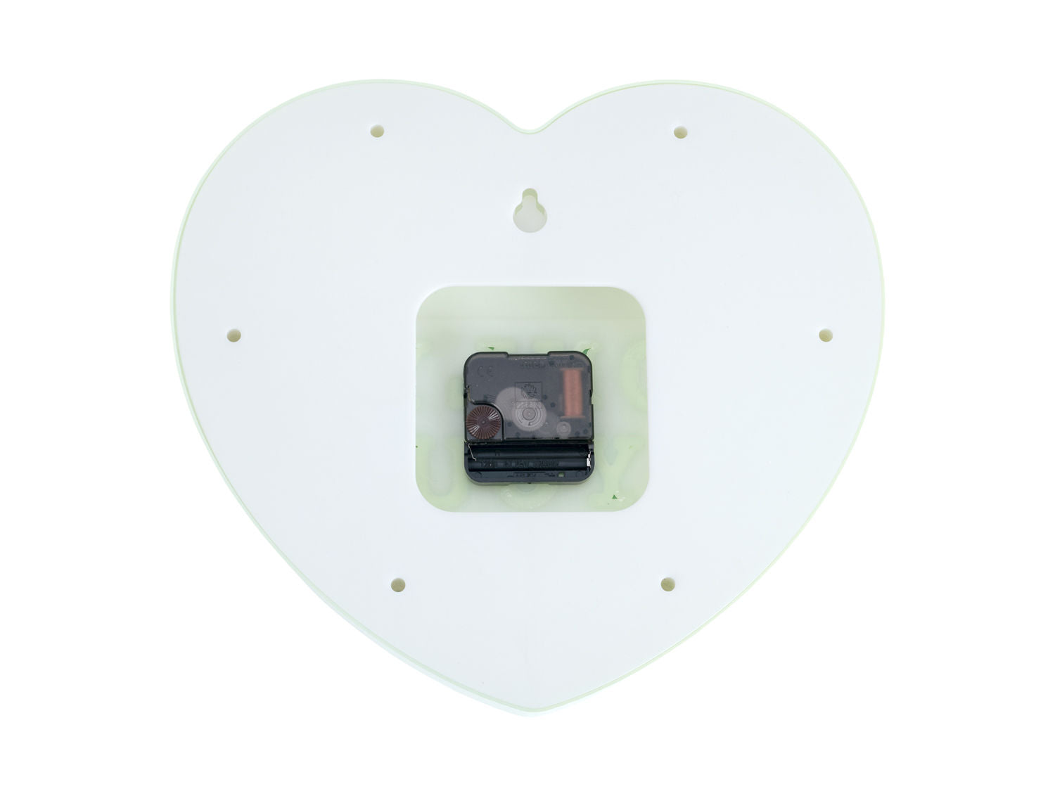 Karlsson Vægur Heart Candy blød grøn