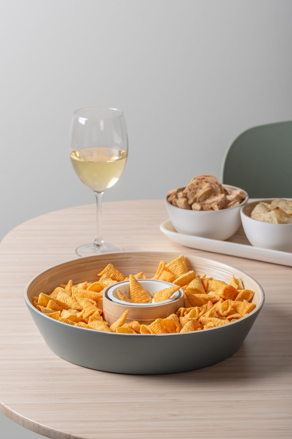 nutid Bowl Puro chip & dip bambus junglegrøn