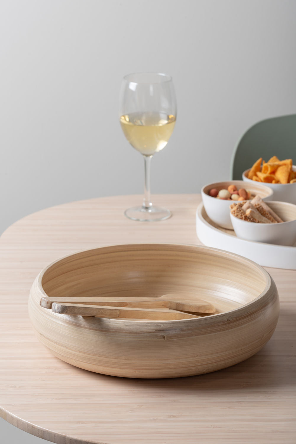 nutid Salatskål Puro sphere bambus naturel