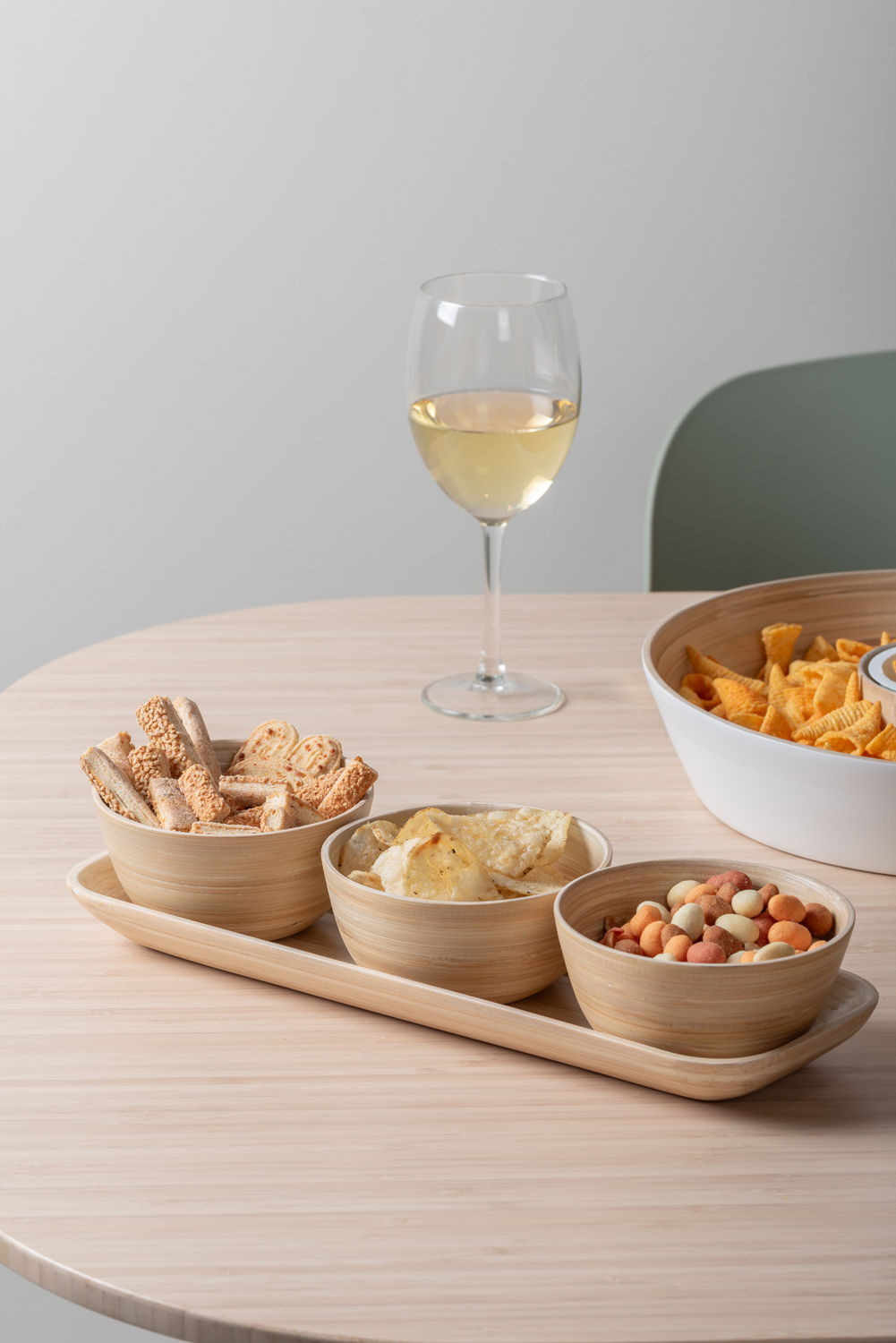 nutid Snacksæt Puro bambus naturel