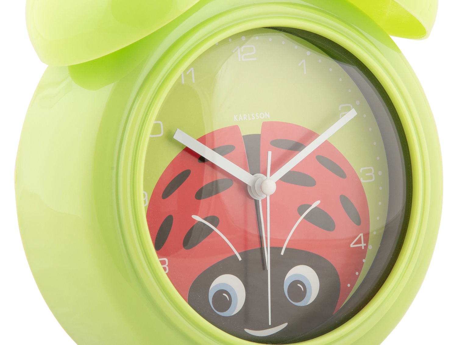 Karlsson Vækkeur Peekaboo Ladybug grøn