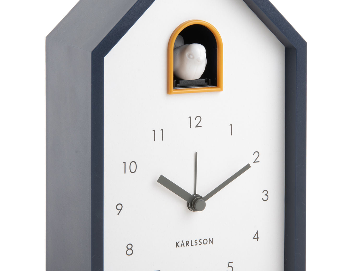 Karlsson Vækkeur Modern Cuckoo mørkeblå
