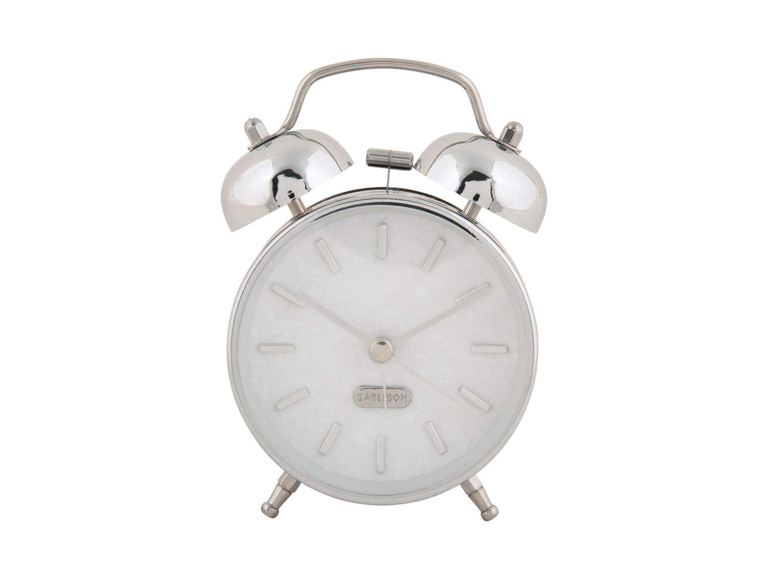 Karlsson Vækkeur Pearl Glow forkromet