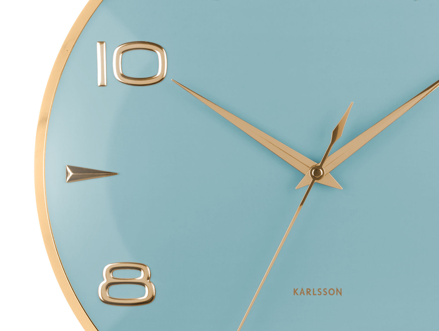Karlsson Vægur Sienna Glow disty blue