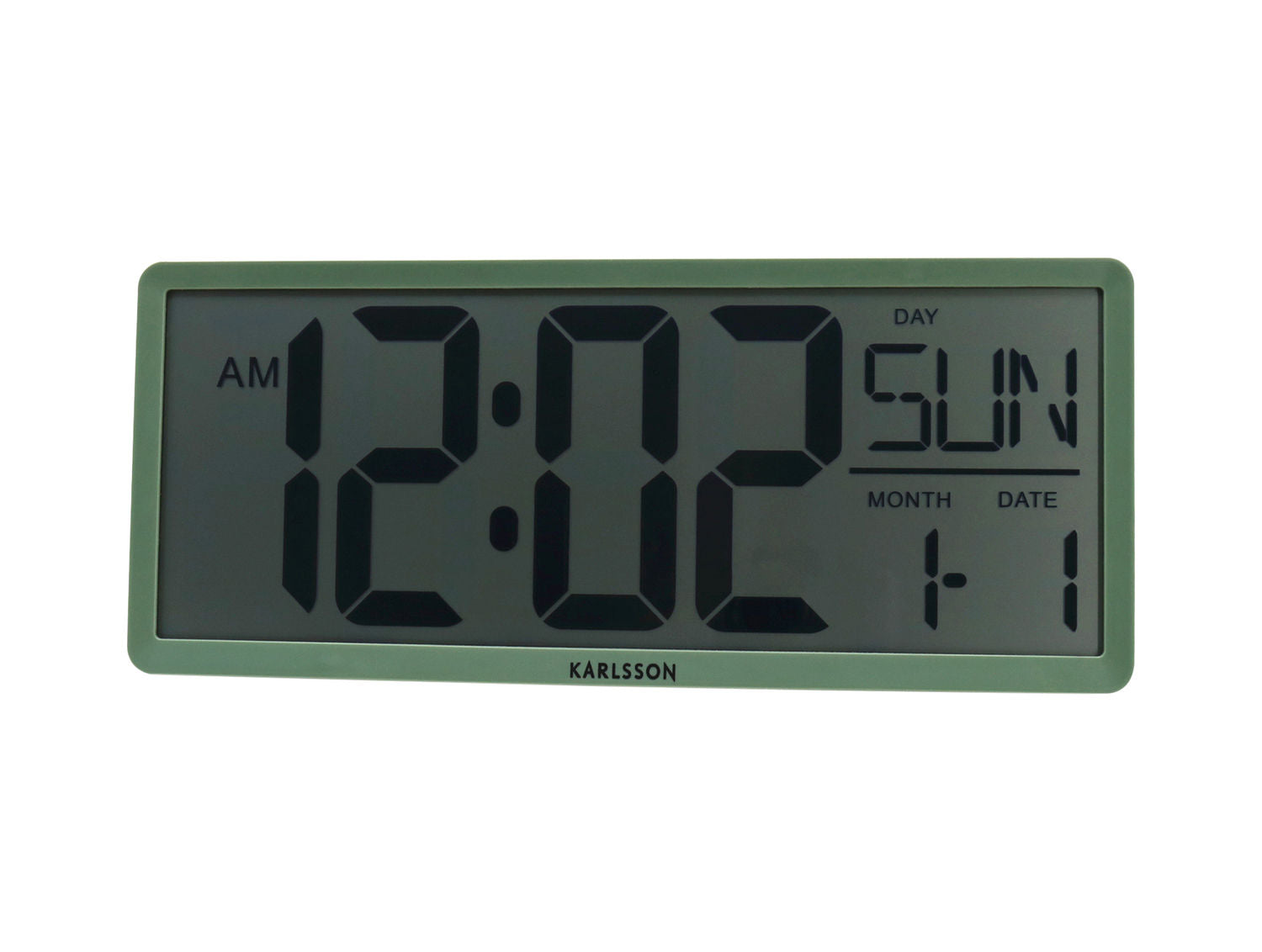 Karlsson Væg/Bordur Retro LCD junglegrøn