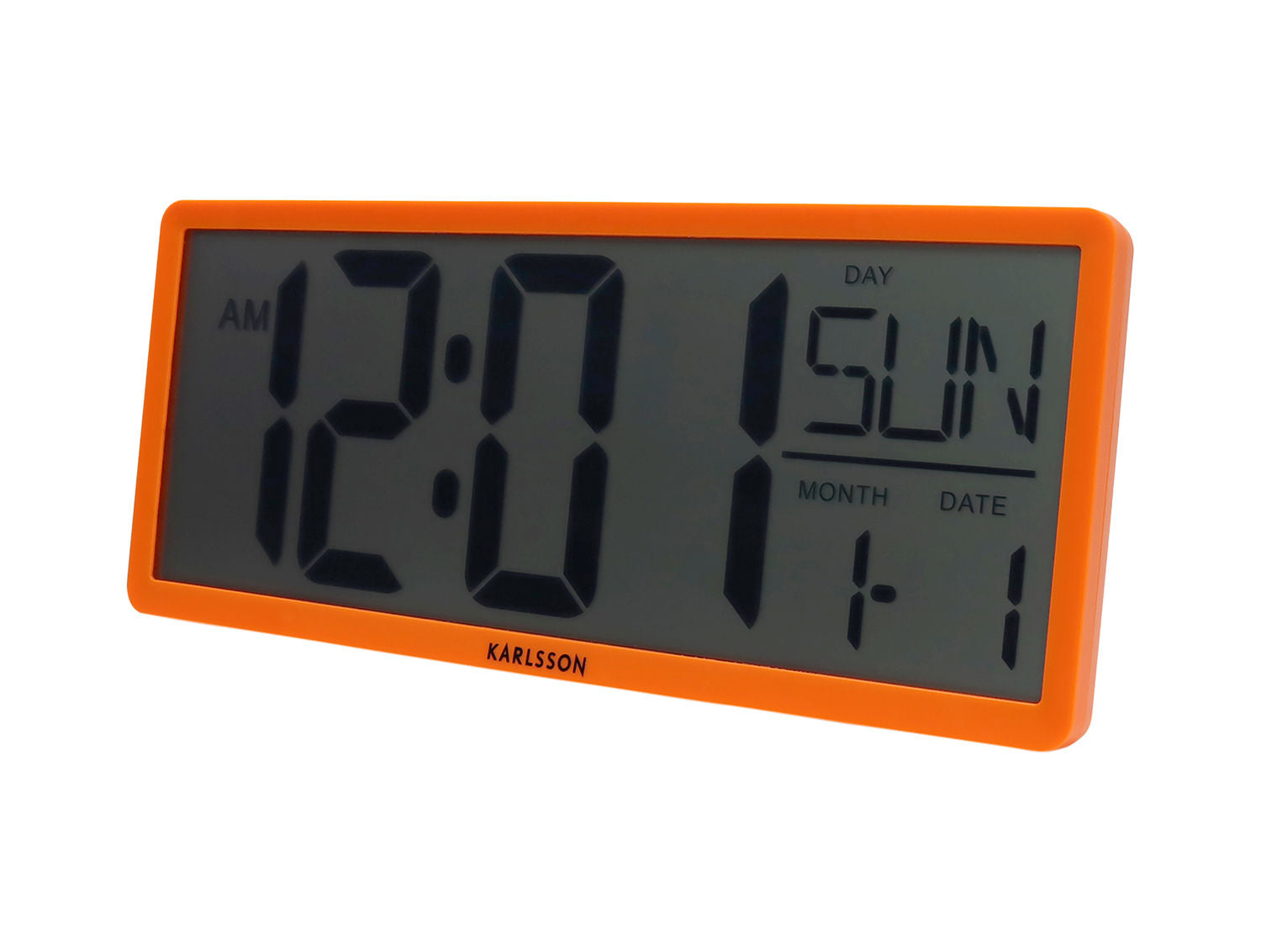Karlsson Væg-/Bordur Retro LCD lys orange