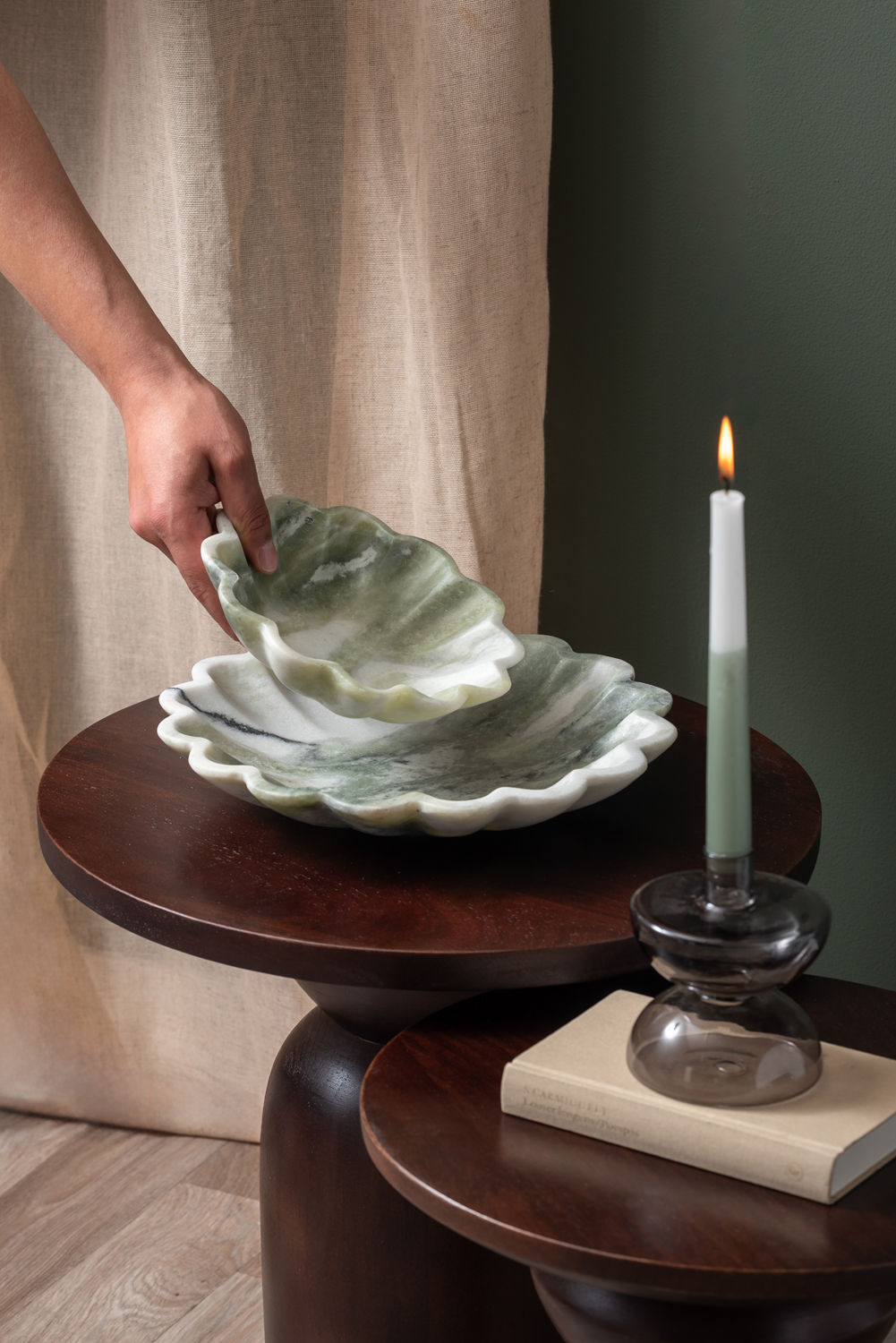 Leitmotiv Sidebord Noche lille mangotræ valnøddelak