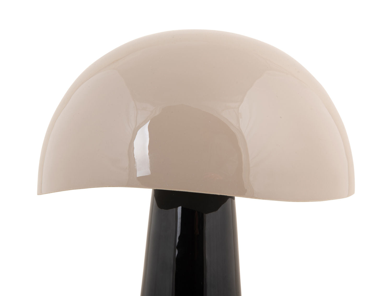 Leitmotiv Bordlampe Grato emalje sort m. varm grå