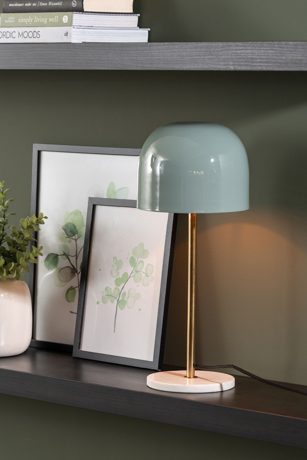 Leitmotiv Bordlampe Manta emalje tåget blå