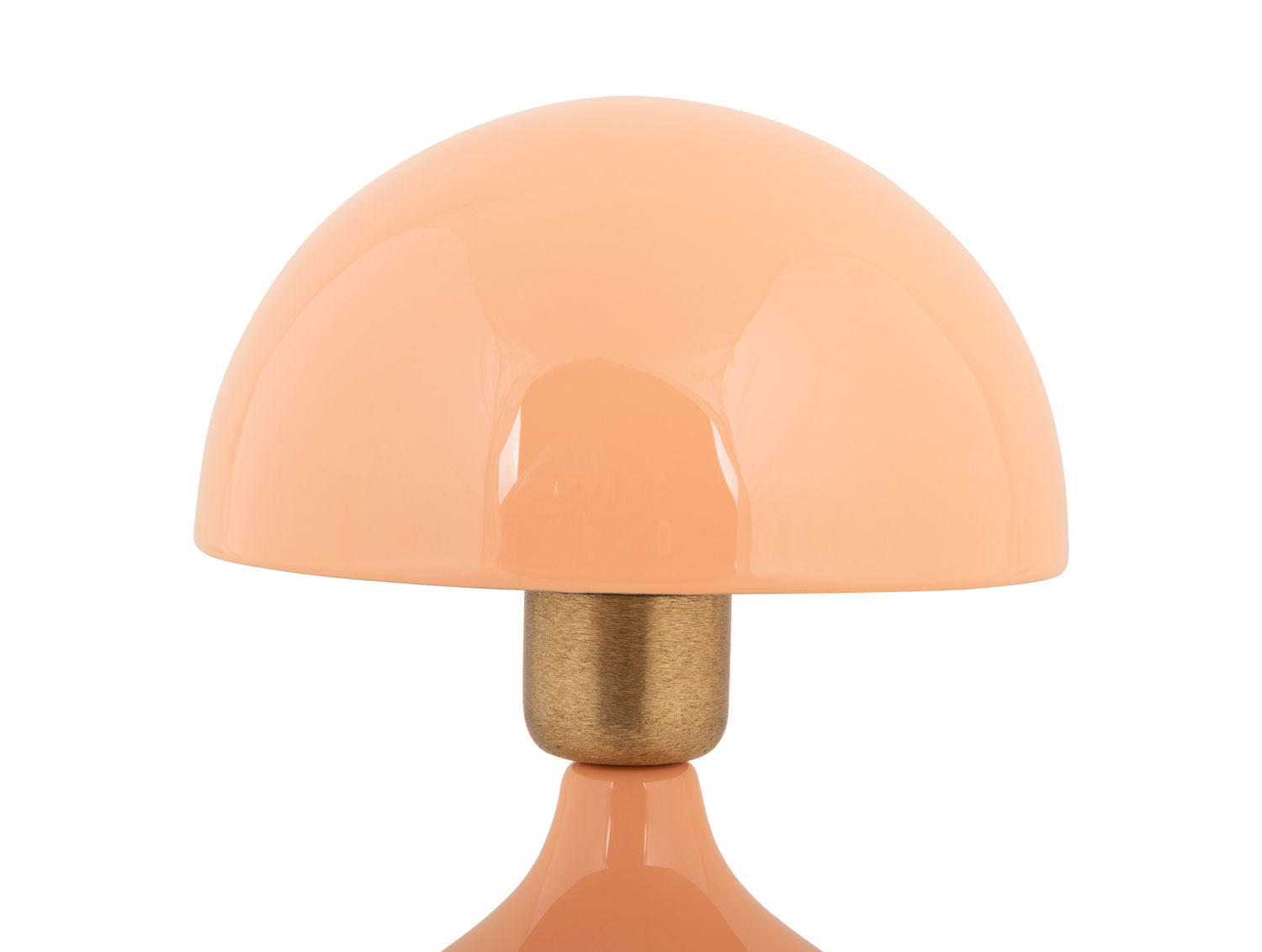 Leitmotiv Bordlampe Binc emalje fersken orange