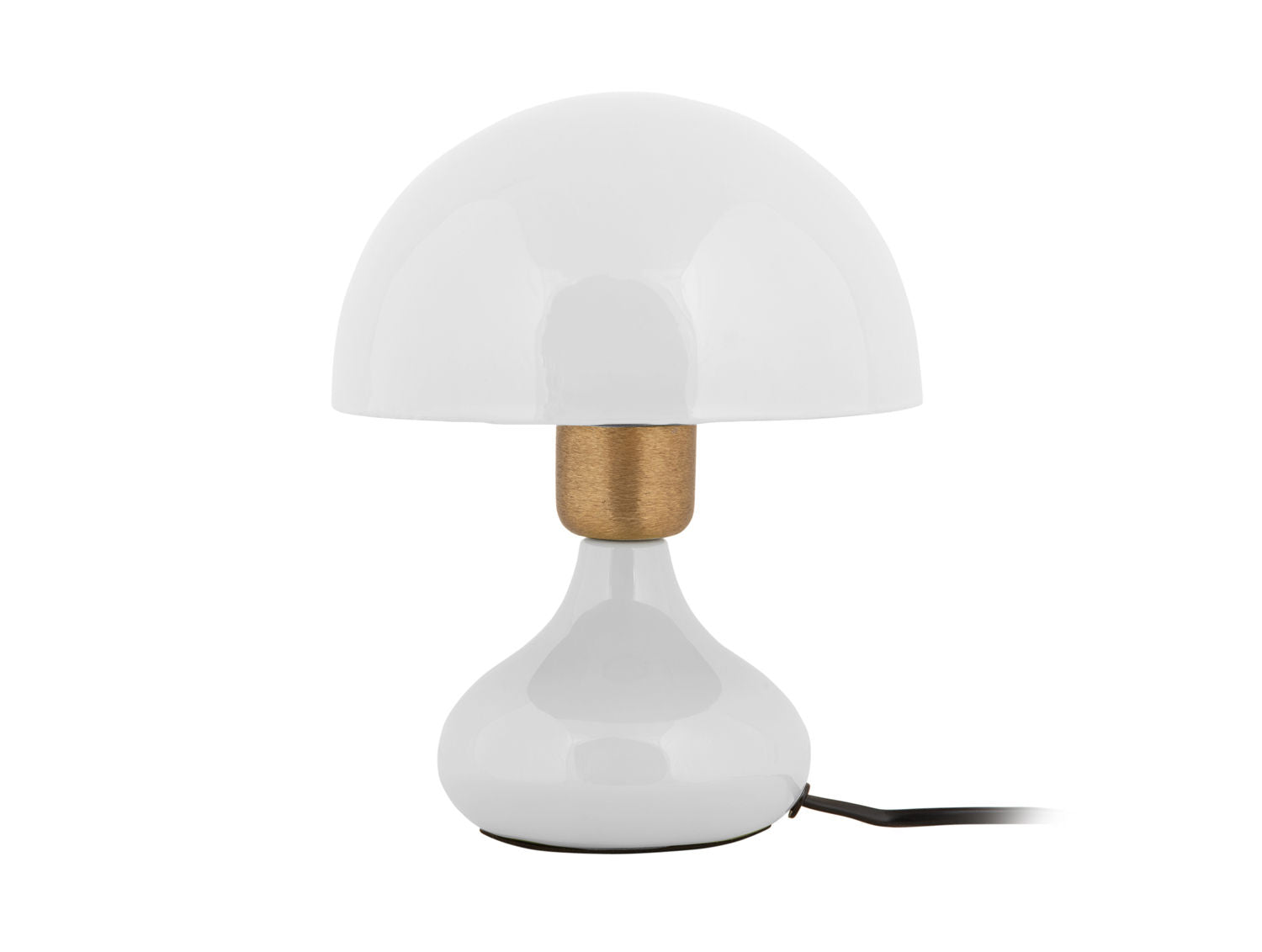 Leitmotiv Bordlampe Binc emalje hvid
