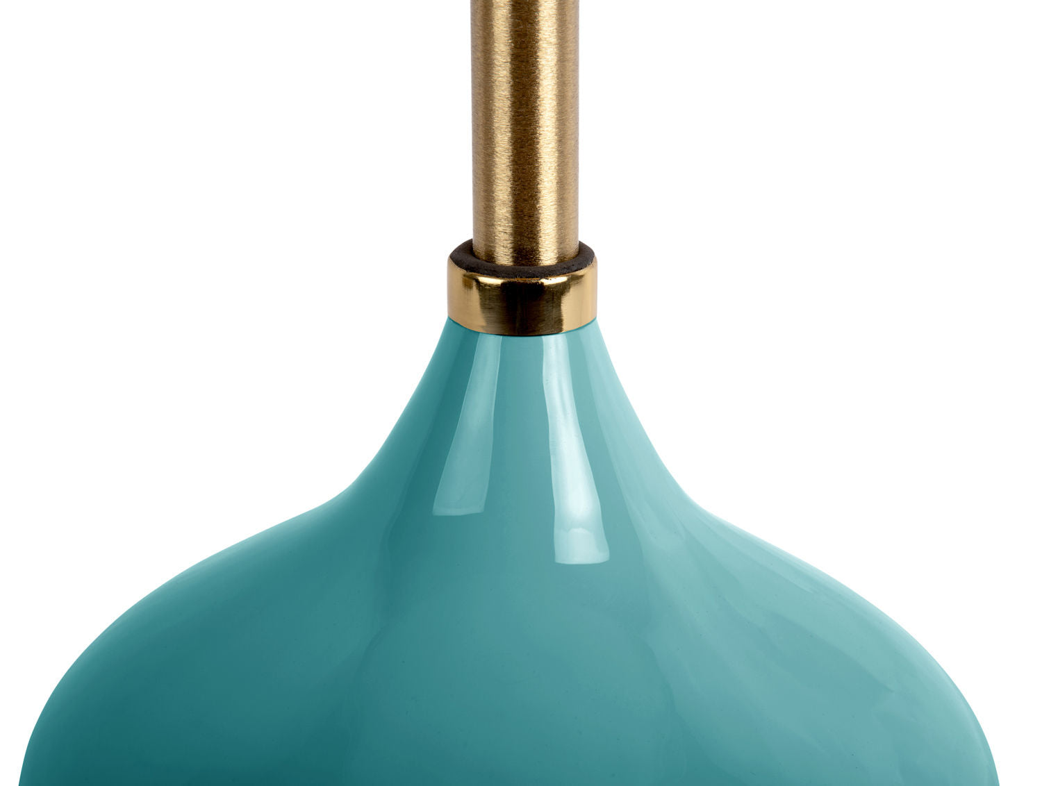 Leitmotiv Sidebord Kensi emalje turkisblå