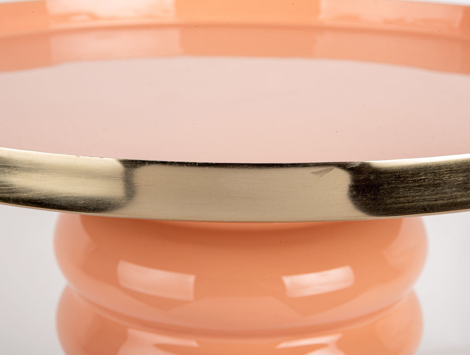 Leitmotiv Sidebord Ruby emalje fersken orange