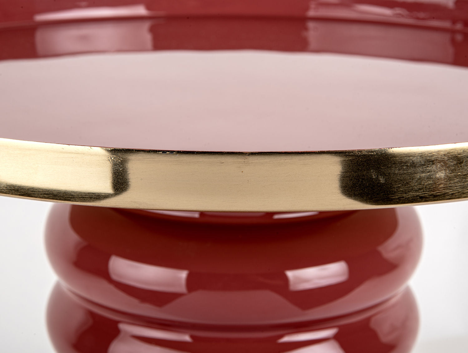 Leitmotiv Sidebord Rubin emaljerød okker