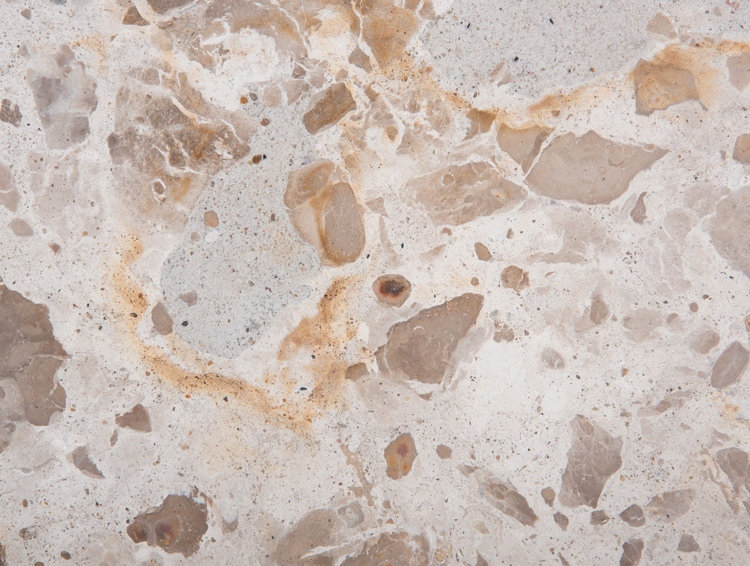 Leitmotiv Sidebord Tubo høj marmor brun