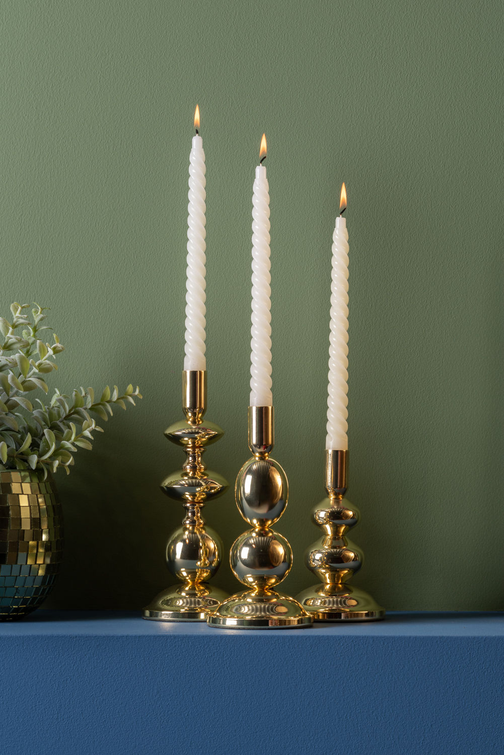 nuværende lysestage Dazzle medium forgyldt