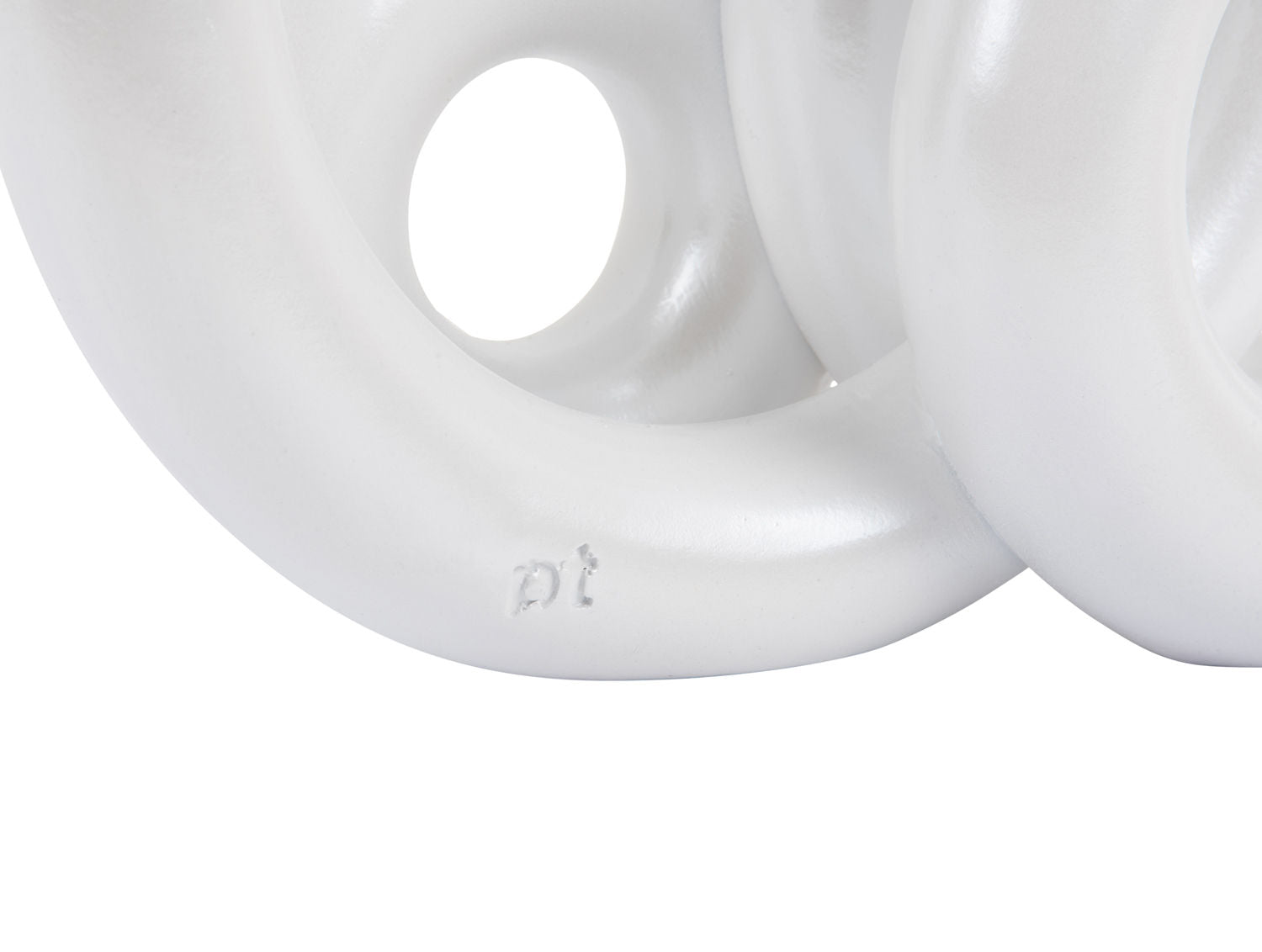 nutid Lysestage Ringe store metallic hvide