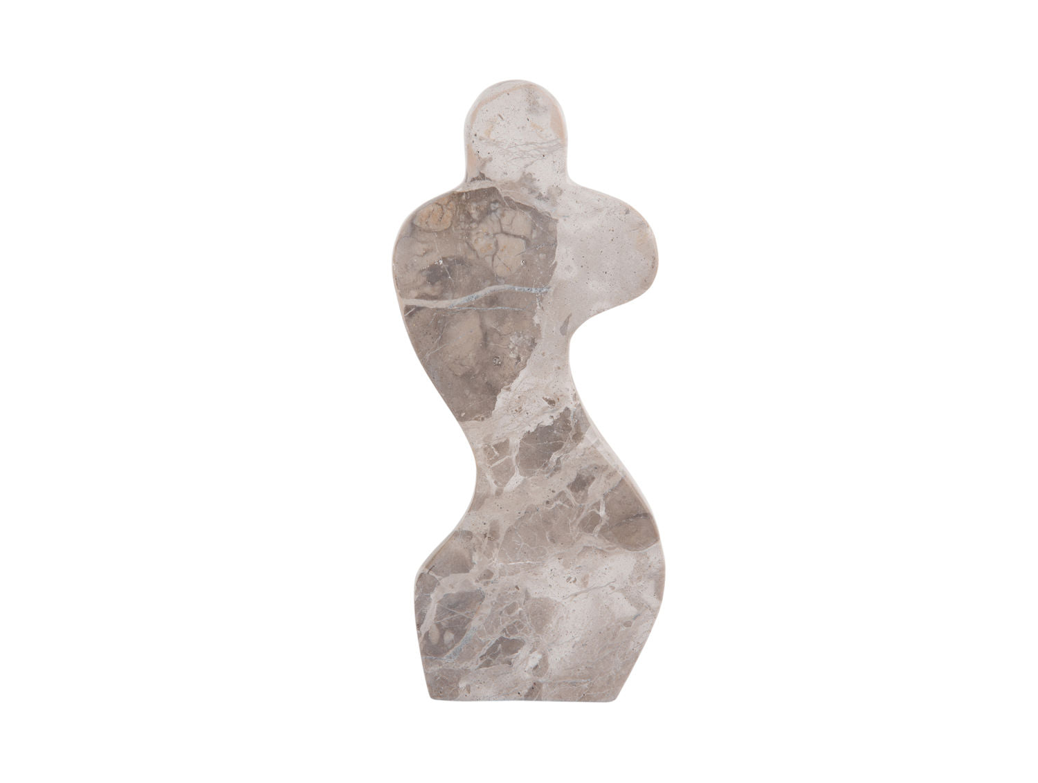 Present Time Statue Kvinde abstrakt marmor brun