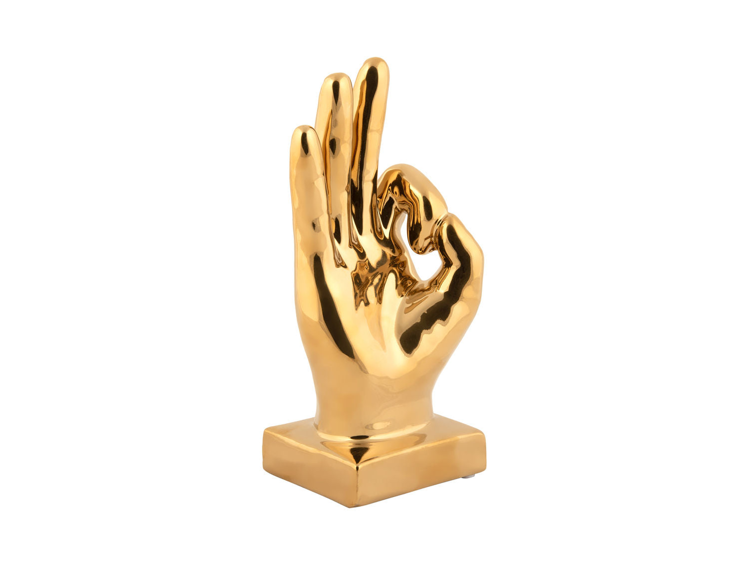 nuværende Statue Perfecto keramisk forgyldt