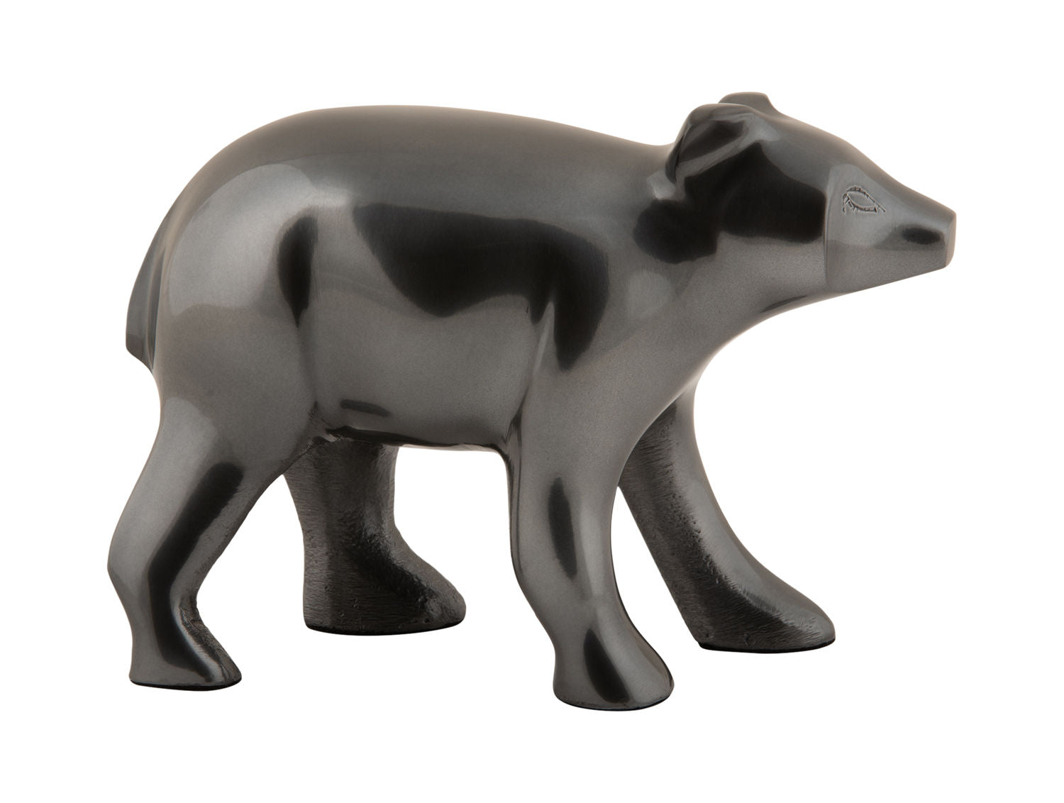nuværende tid Statue Bear metal pistol metal
