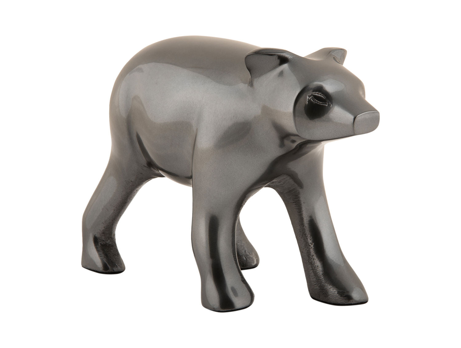 nuværende tid Statue Bear metal pistol metal