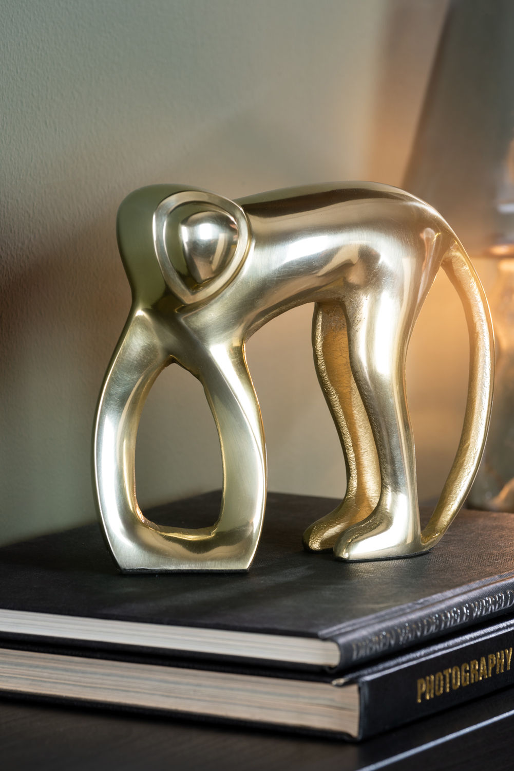 nuværende statue Monkey metal forgyldt