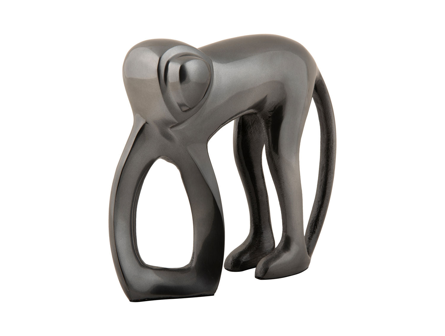 nuværende tid Statue Monkey metal pistol metal